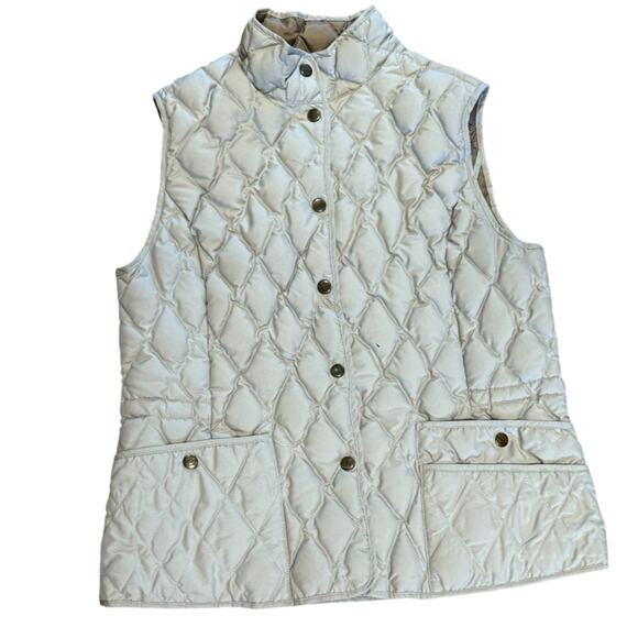 Eddie Bauer Jackets & Blazers - Eddie Bauer Premium Goose Down Gray Vest in Women’s Size Large